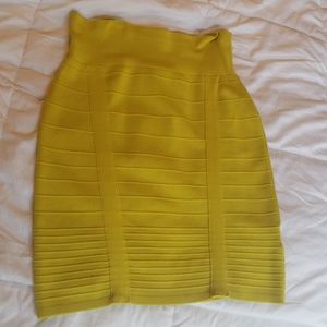 Rock & Republic Green High Waisted Bandeau Sk